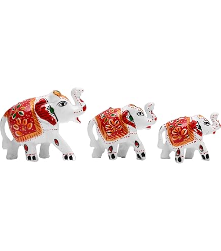 Amazon.com: AONA Hand Carved Wooden Painted Horse Elephant Camel